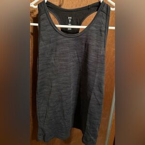 Under Armour Black Tank Top girls sz M fits sz 10